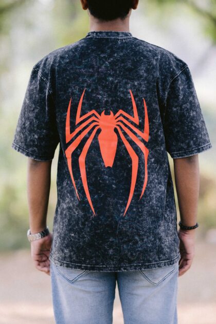 Spider Acid Wash Dropshoulder