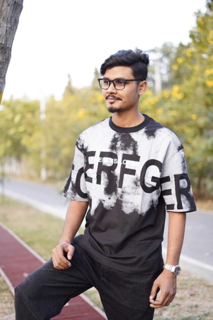 Urban Cloud Graphic Printed Dropshoulder