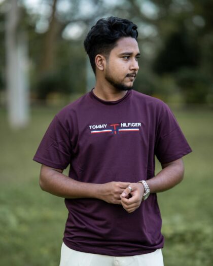 Tommy Hilfiger Signature T-Shirt | Burgundy